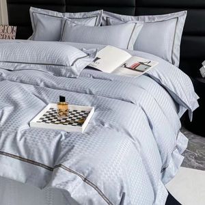 Funda Duvet Unicolor Con Detalles En Relieve Celeste Doble