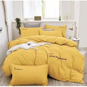 Funda Duvet Sampson Bordado Mostaza
