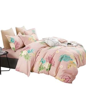 Duvet Estampado Hojas En Rosa