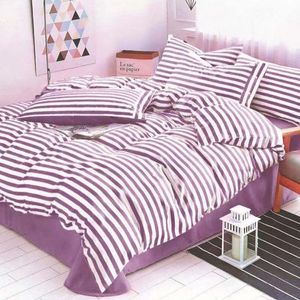 Duvet Estampado Franjas Lila