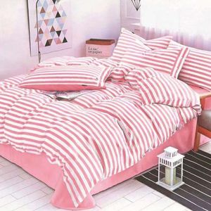 Funda Duvet Estampado Franjas Rosa