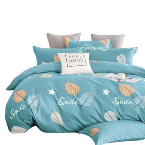 Duvet Estampado Hojas En Azul