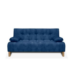 Sofacama Leroy 3 Posiciones Tela azul