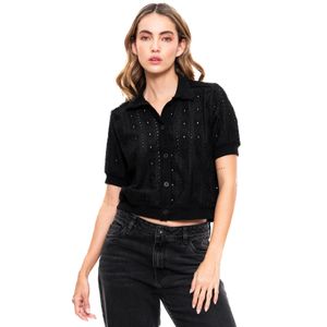 Camisa Manga Corta Tejida
