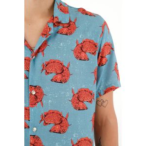 Camisa tipo bowling para hombre