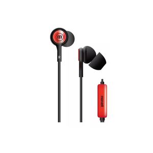 MAXELL AUDIFO IN-TIPS IN EAR STEREO BUDS W/MIC RED
