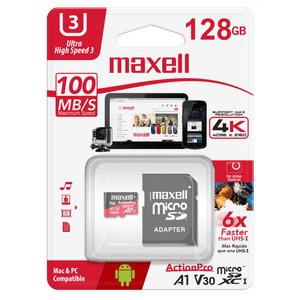 MAXELL MEMORIA MCSD 128GB ACTION PRO CLASS 10