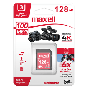 MAXELL MEMORIA SDXC 128 GB CLASE 10