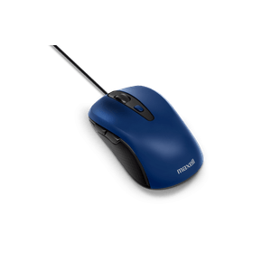 MAXELL MOUSE MOWR-105 OPTICAL FIVE BUTTON NAVY