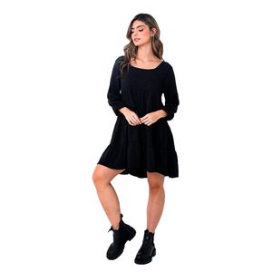 VESTIDO BELIFE MUJER 104981-01 NEGRO