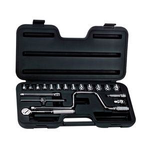 Juego De Dados En Pulg. 6 Puntas Encastre 3/8" 20 Pzs. Stanley 86-210