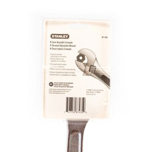 Llave Ajustable Cromada 15" (380 Mm) Stanley 87-435LA
