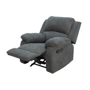 Silla Reclin Mec Brooklyn Usb Tela/plomo