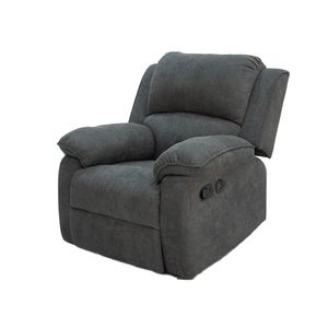 Silla Reclin Mec Brooklyn Usb Tela/plomo