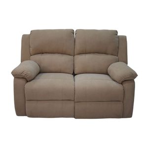 Sofa Reclin 2 Pts Brooklyn Usb Tela/aren