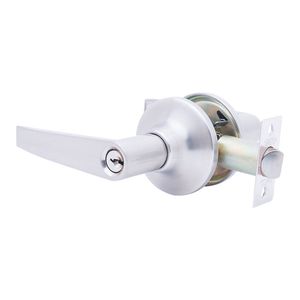 Cerradura manija para alcoba cromada Gato 211