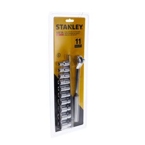 Juego De Dados Mando Encastre 1/2" 11 Pzs Pulgadas Stanley 86-735