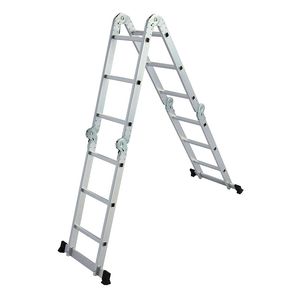 Escalera multipropósito de aluminio 12 peldaños 3.6mt