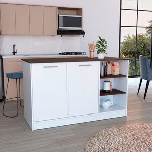 Isla de Cocina 150 RTA Ginger Milan Blanco