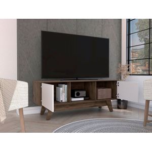Rack para TV 55'' Romero Finlandek Bellota Blanco