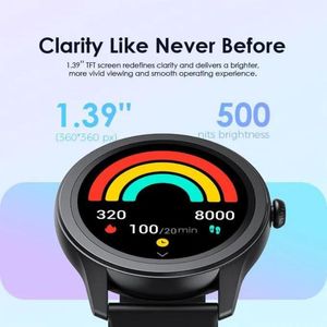 SmartWatch Pro con IP68 Live - Negro