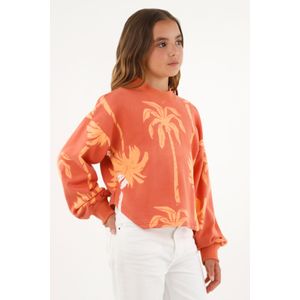 Buzo estampado de diseño cerrado para niña