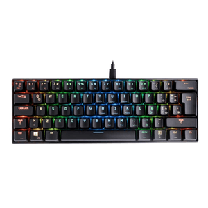 Teclado Mecanico Vsg Mintaka Negro Switch Rojo