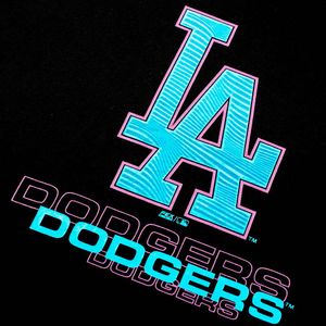 CAMISETA MLB LOS ANGELES DODGERS HOMBRE MLBTS522202-BLK1