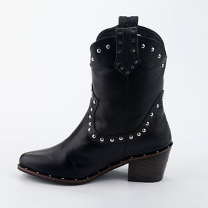 BOTAS MADAME ELLE MUJER TEX ATLANTA NEGRO