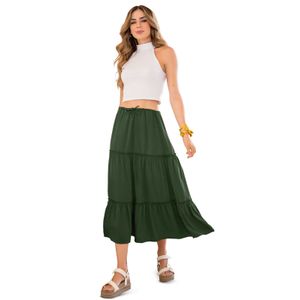 Falda Larga Mujer Verde Rutta 100332