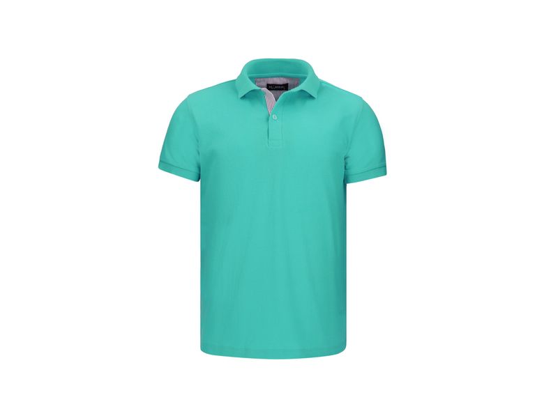 Camiseta tipo polo para hombre Hamer verde menta Agaval