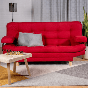 Sofá Cama Valencia  Rojo