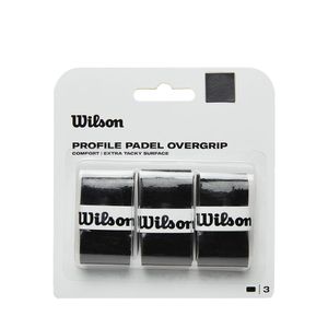 Overgrip para Palas de Padel Wilson Profile 3PK- Negro