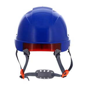 Casco dieléctrico azul con tafilete 6 apoyos ratchet  Zubiola