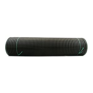 Rollo malla plástica 16 x 16mm 1mt x 30mt negra