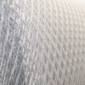 Rollo malla diamante 10 x 10mm 1mt x 30mt blanca