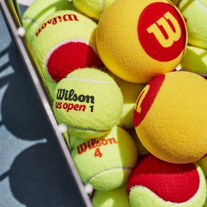 Pelotas de Tenis Wilson US Open Transición Naranja x3