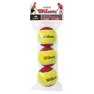 Pelotas de Tenis Wilson US Open Transición Rojo x3
