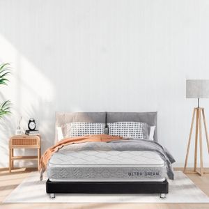 Colchón Sencillo Ultra Dream Colchones Relax 100x190x32cm Ortopédico Resortado Firme + 1 Almohada + 1 Protector