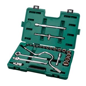 Juego de copas 5/16 a 1 1/4" de 1/2" 22 piezas Sata ST09088SJ