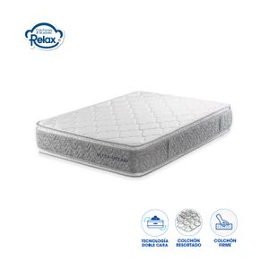 Colchón Doble Ultra Dream Colchones Relax 140x190x32cm Ortopédico Resortado Firme