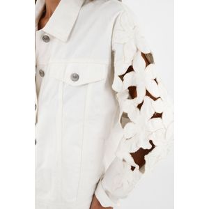 Chaqueta crudo oversize para mujer