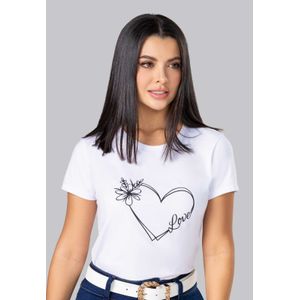 Camiseta Mujer Blanco Mp 102322