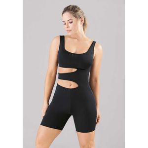Enterizo Corto Mujer Negro Mp 102461