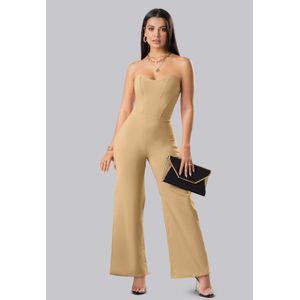 Enterizo Largo Mujer Amarillo Mp 100068