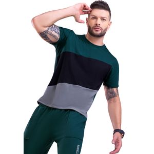 Camiseta Hombre Verde Mp 6069