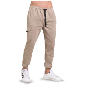 Jogger Hombre Beige Mp 2910