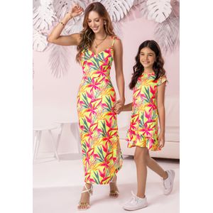 Vestido Infantil Femenino Multicolor Mp 102337