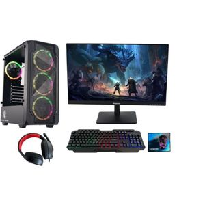 Computador Gaming Monitor 24" Compumax  Procesador Amd Ryzen  8700G Memoria 16GB Disco Duro SSD 500GB FUENTE REAL 700W