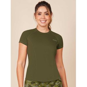 Camiseta Deportiva Verde Militar